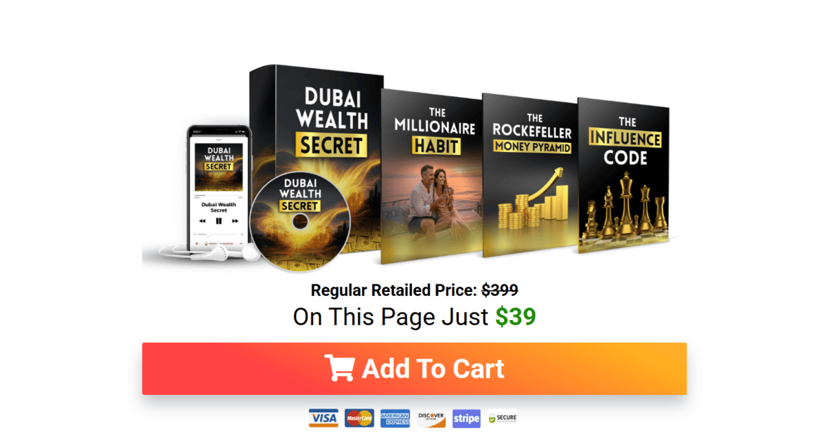 Dubai Wealth Secret supplement Buy